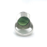 Jade Sterling Silver Statement Ring