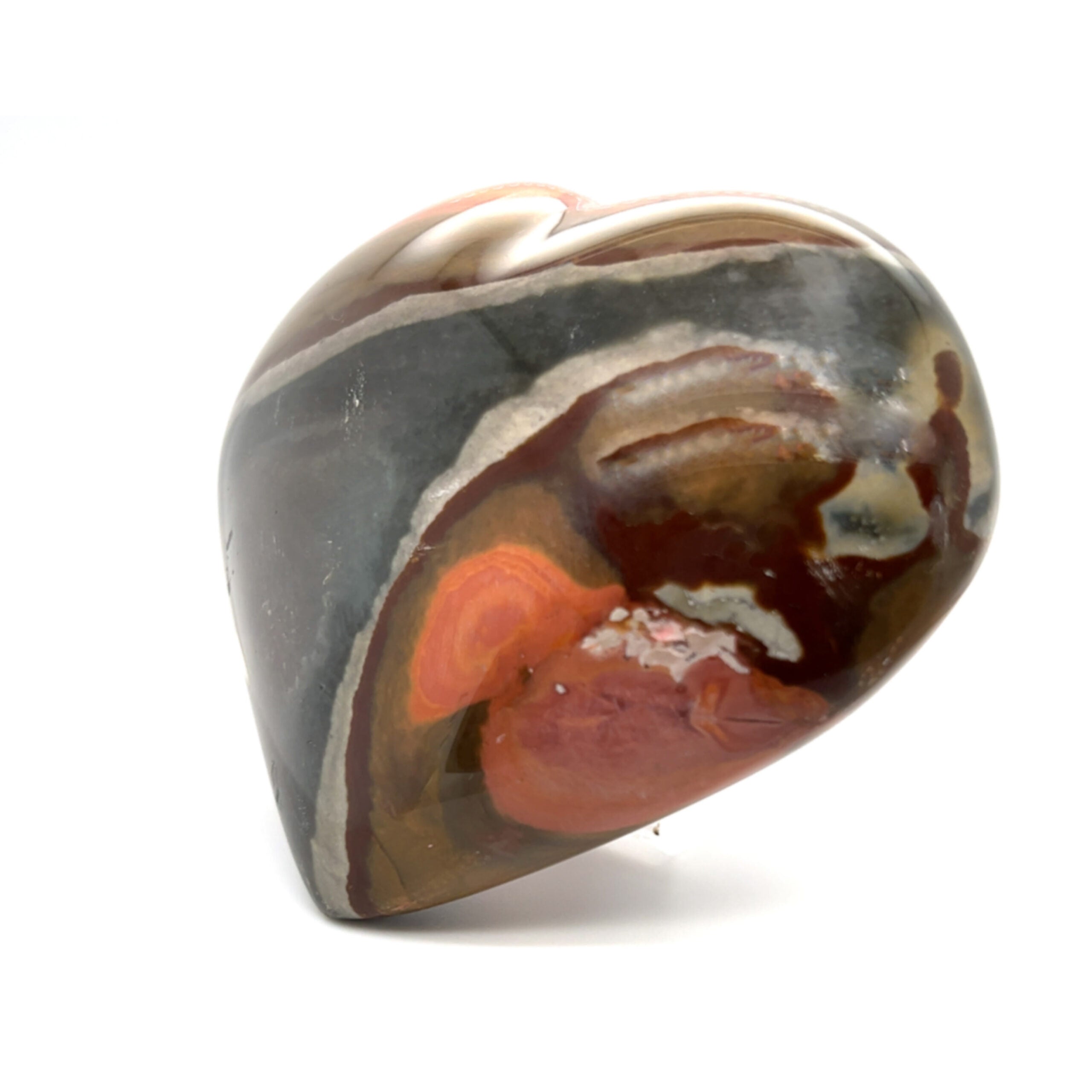 Polychrome Jasper Heart