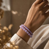 Kunzite Bead Bracelet