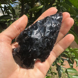 Large Obsidian Arrowhead