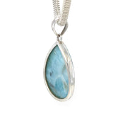 Larimar Silver Necklace