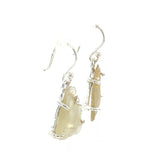 Libyan Desert Glass Claw Earrings