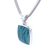 Amazonite Rectangular Necklace