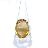 Citrine Faceted Ring