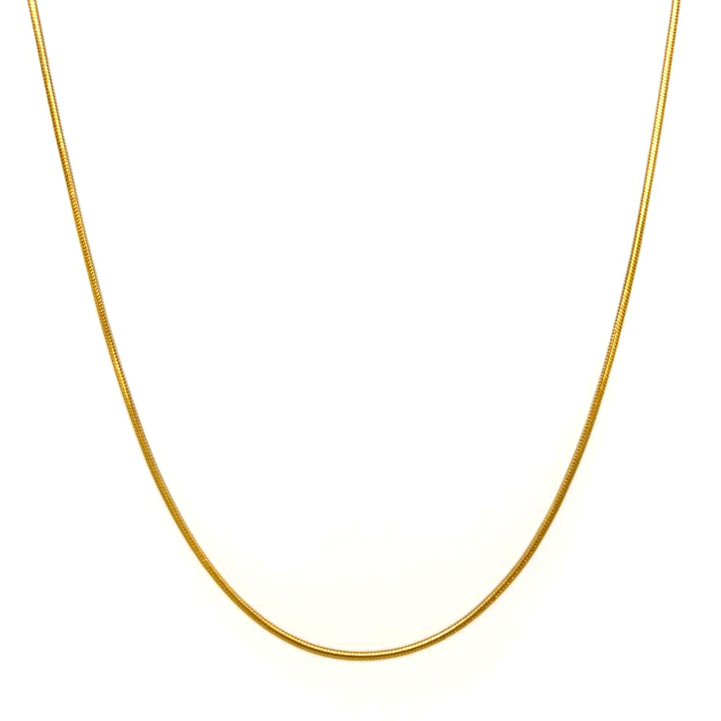 18" Gold Plated Snake Chain