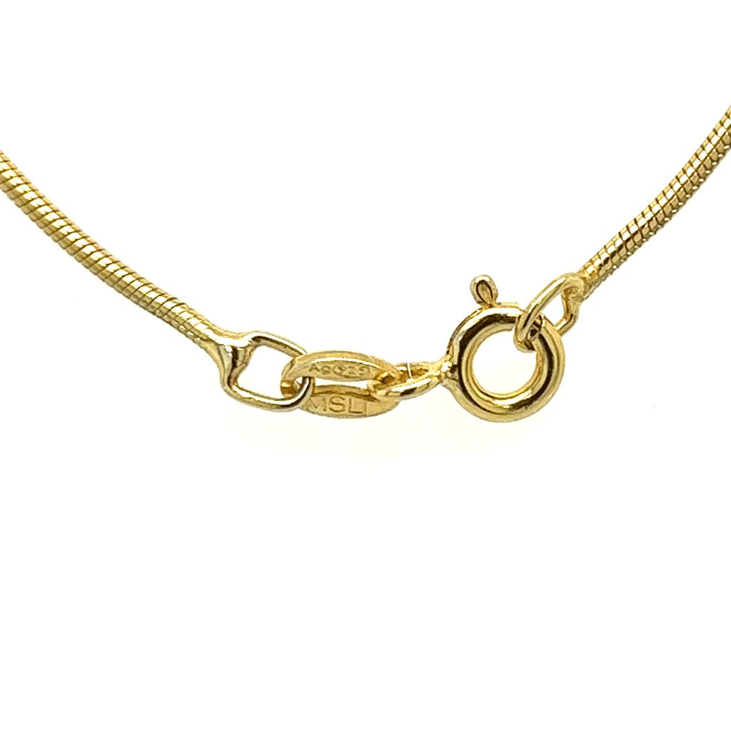 18" Gold Plated Snake Chain