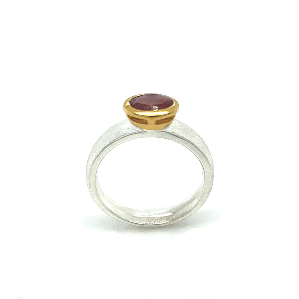 Amethyst Silver/Gold Ring