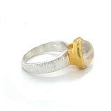 Moonstone Gold/Silver Ring