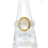 Moonstone Gold/Silver Ring