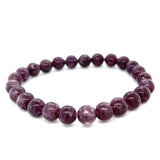 Lepidolite 8mm Bead Bracelet