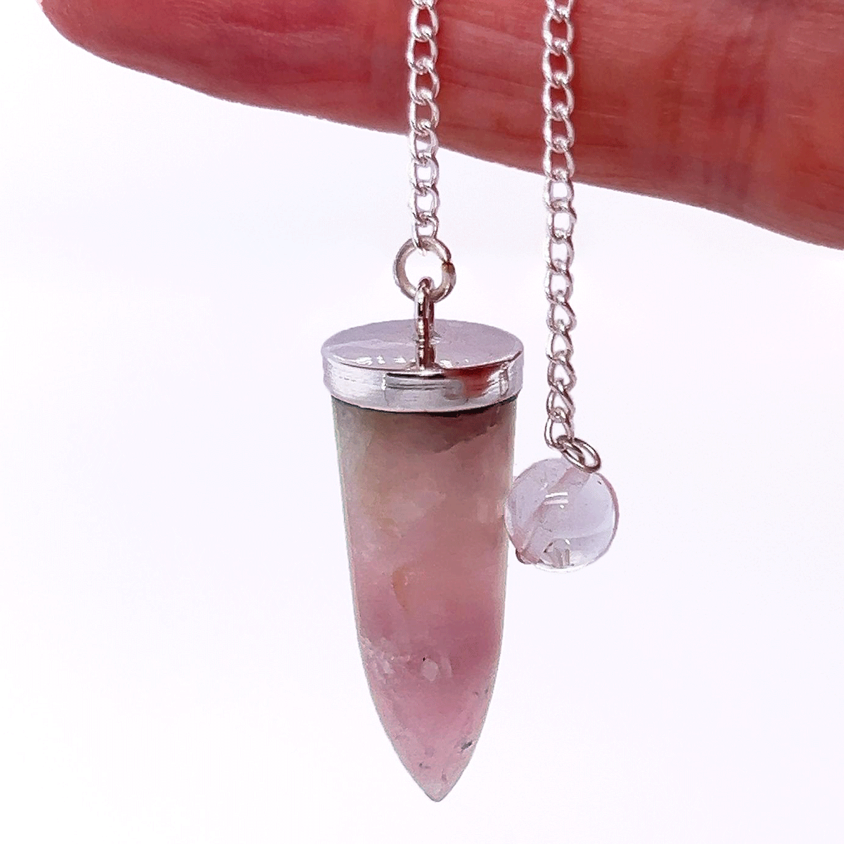 Rose Quartz Point Pendulum