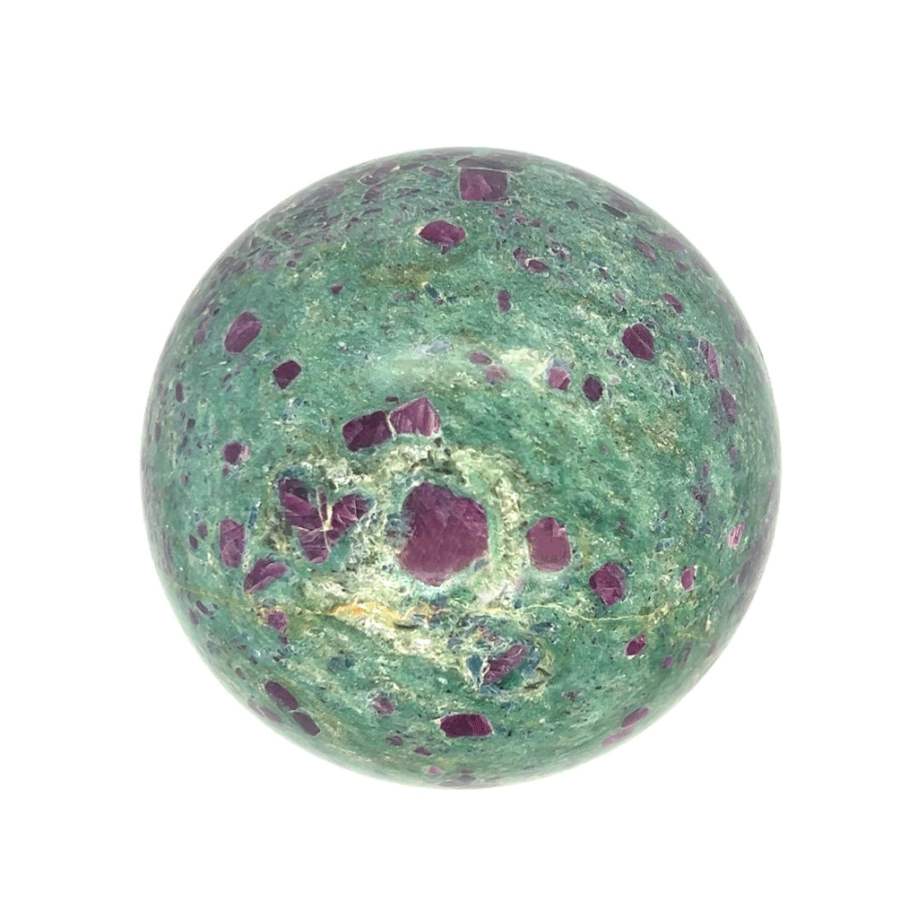 Genuine Ruby Fuchsite Sphere