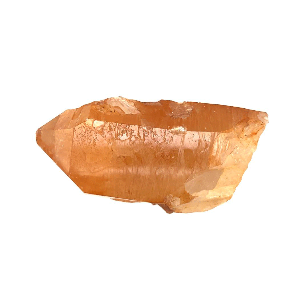 Natural Tangerine Quartz Point