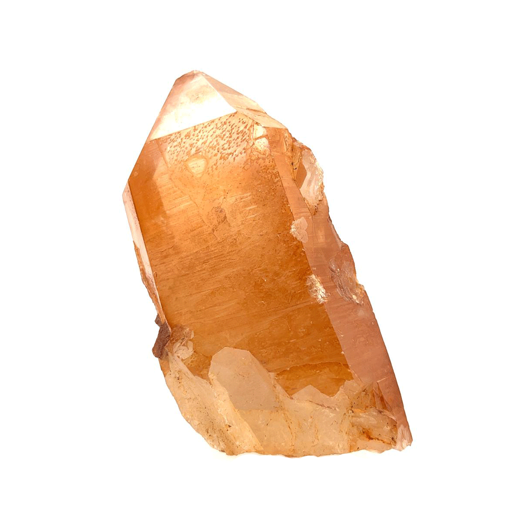 Natural Tangerine Quartz Point