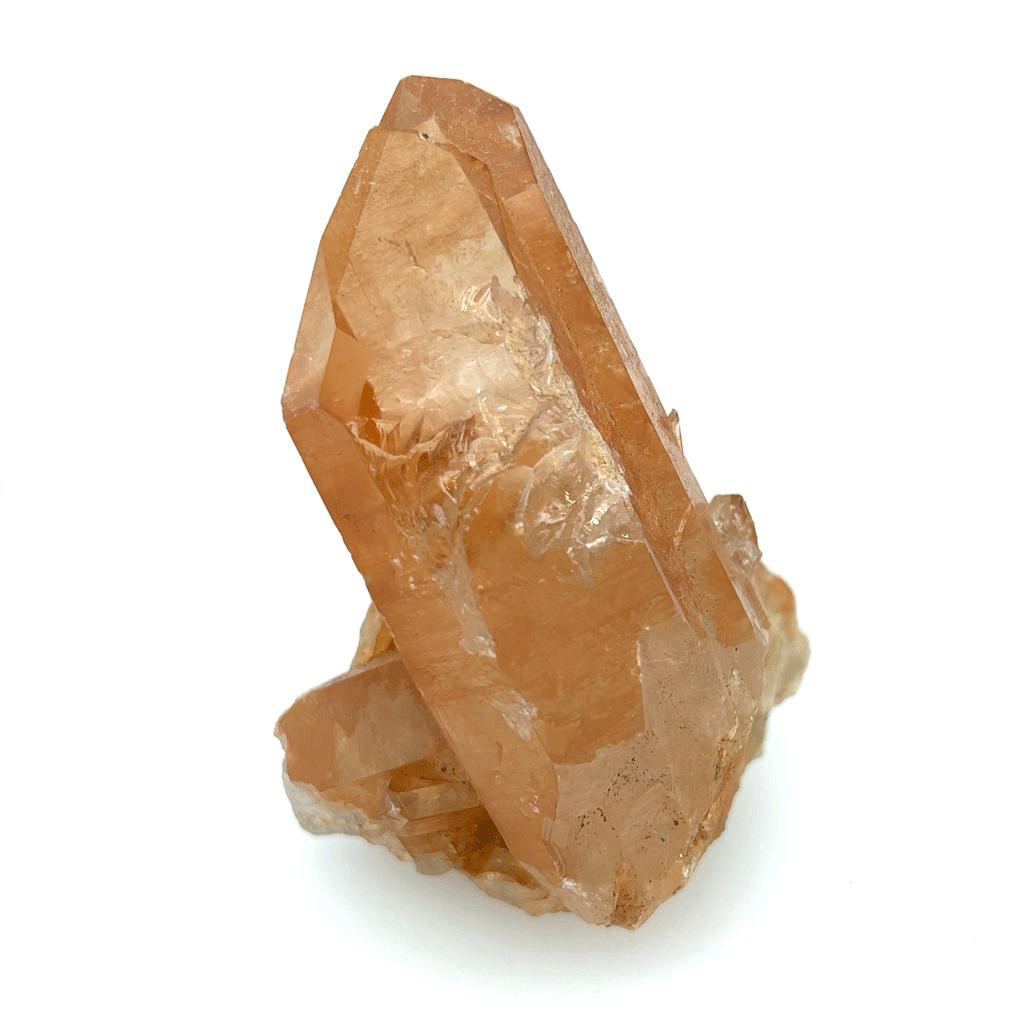 Raw Tangerine Quartz Cluster