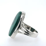 Sterling Silver Malachite Ring