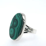 Sterling Silver Malachite Ring