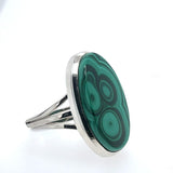 Sterling Silver Malachite Ring