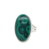 Sterling Silver Malachite Ring