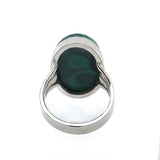 Sterling Silver Malachite Ring
