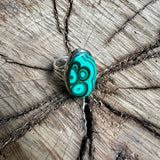 Sterling Silver Malachite Ring