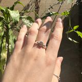 Sterling Silver Moldavite Ring