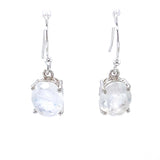 Moonstone Filigree Sterling Silver Drop Earrings