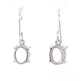 Moonstone Filigree Sterling Silver Drop Earrings