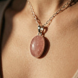 Morganite Statement Necklace