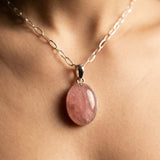 Morganite Statement Necklace