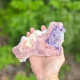 Pink Amethyst Natural Slice