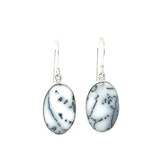 Dendritic Agate Drop Earrings