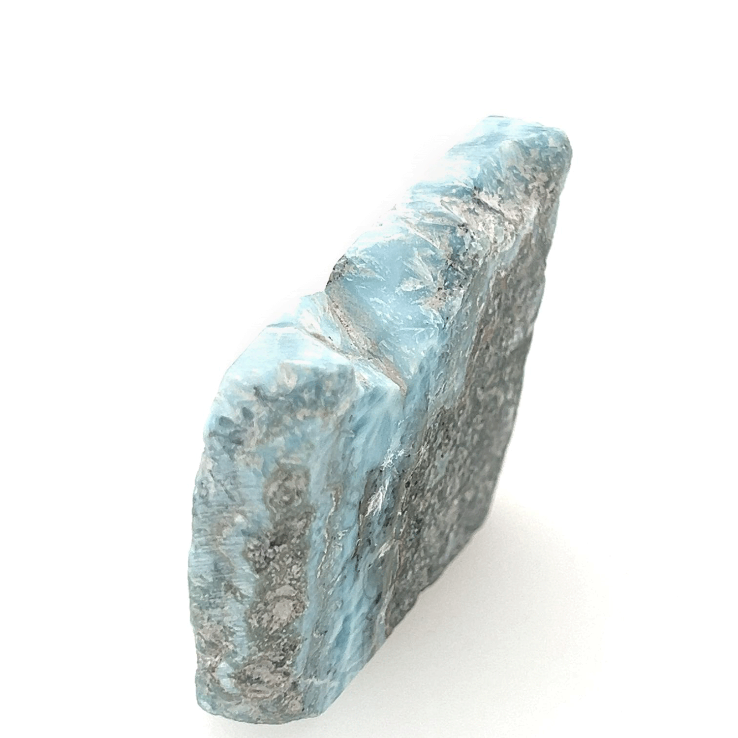 Semi-Polished Larimar Slab