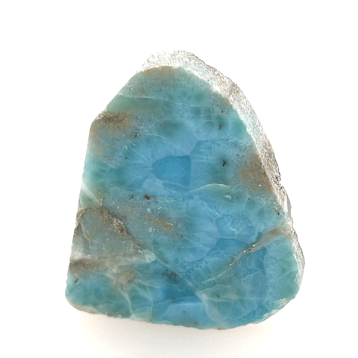 Genuine Larimar Slice