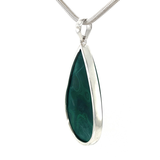 Statement Teardrop Malachite Pendant