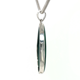 Statement Teardrop Malachite Pendant