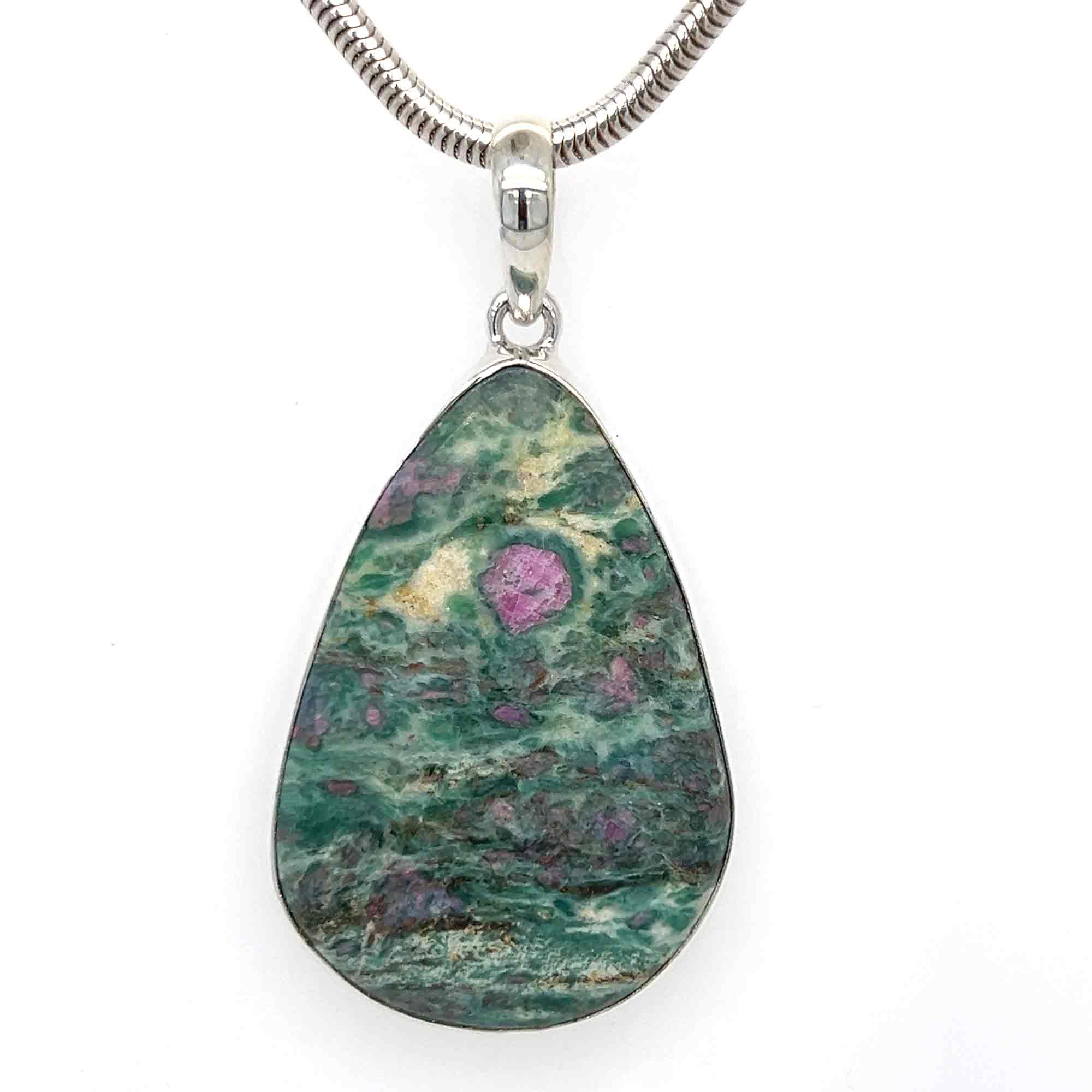 Ruby Fuchsite Necklace