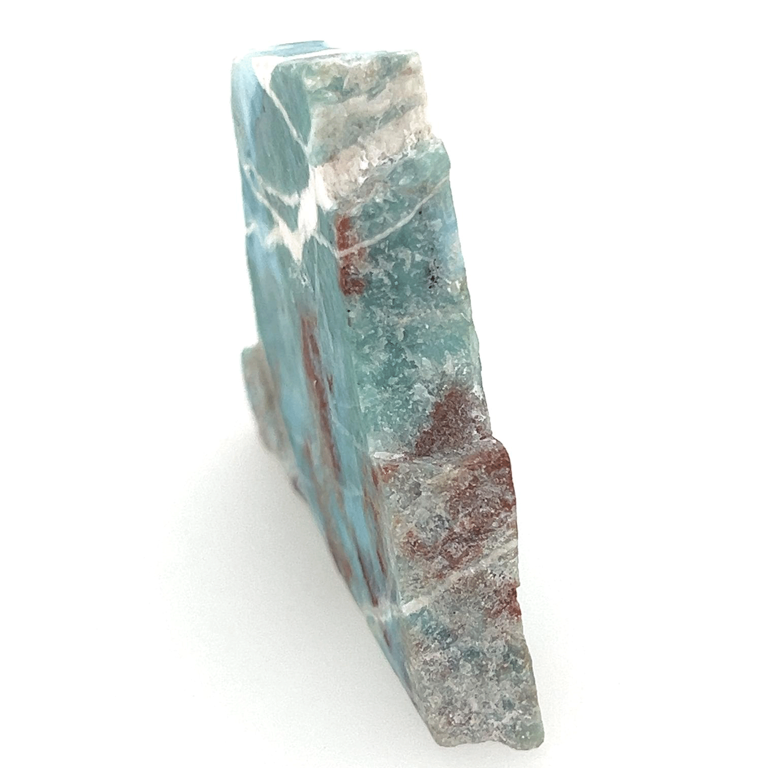 Semi Polished Larimar Slice