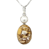 Picture Jasper Pearl Pendant