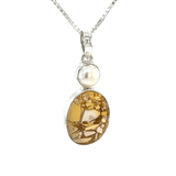 Picture Jasper Pearl Pendant