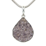 Raw Lepidolite Pendant