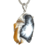 Dendritic Agate Slice Pendant