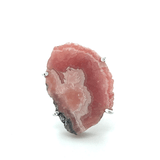 Rhodochrosite Slice Ring