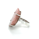 Rhodochrosite Slice Ring