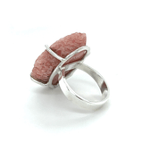 Rhodochrosite Slice Ring