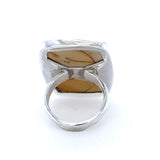Picture Jasper Silver Ring