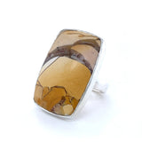 Picture Jasper Silver Ring