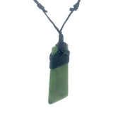 New Zealand Nephrite Jade Cord Pendant
