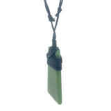 New Zealand Nephrite Jade Cord Pendant