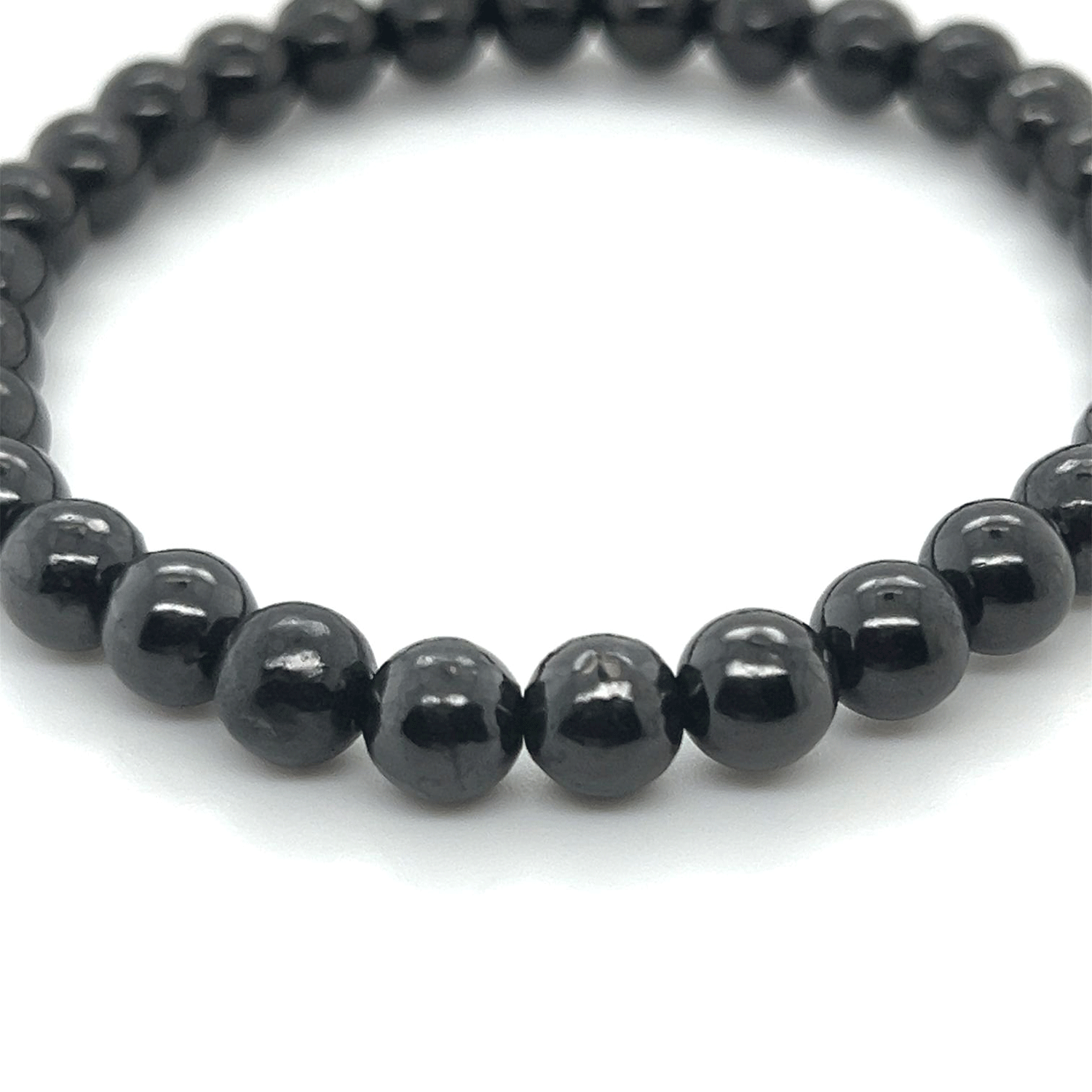 Shungite Round Beaded Bracelets 6mm